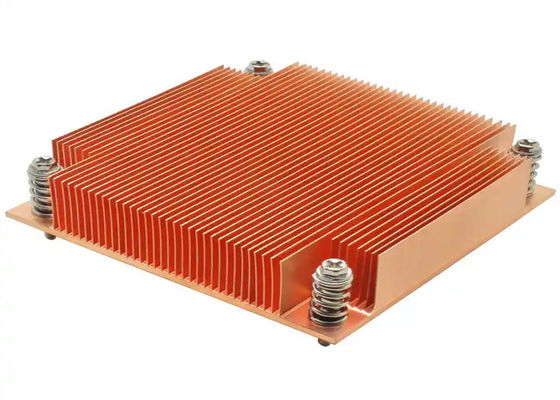 Standaard aangepaste aluminium extrusieprofielen geanodiseerd met kopermateriaal