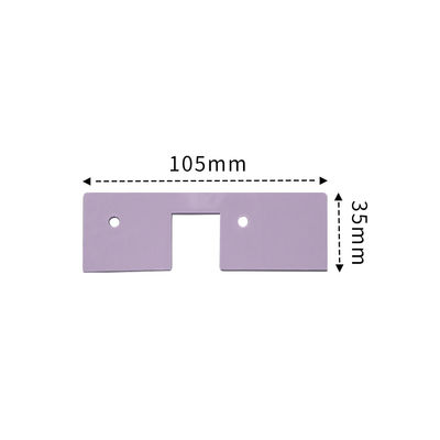 Industriële elektronica Warmteisolatie Silicone Cpu Pad 0,5 mm-15 mm Dikte