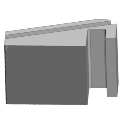 CNC-freesstaal Pinza 005 E1 met CNC-bewerkingsmethode en 88.0x56.0x39.0 mm