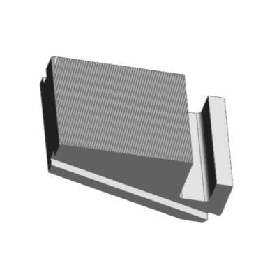 CNC-freesstaal Pinza 005 E1 met CNC-bewerkingsmethode en 88.0x56.0x39.0 mm