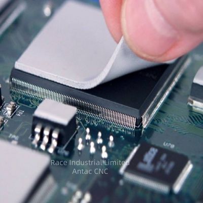 Flexible Silicone Thermal Pad 0,020-0,200 mm Dielectrische constante 3,49 ~ 9,8 1MHz Vrije monsters