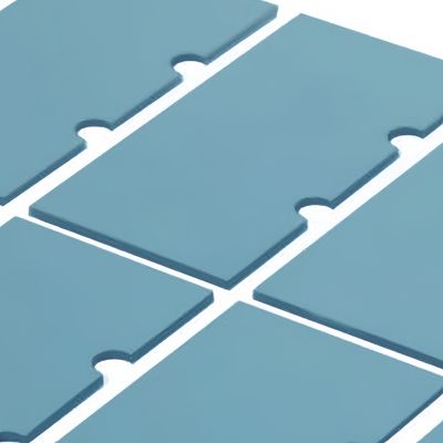 Flexible Silicone Thermal Pad 0,020-0,200 mm Dielectrische constante 3,49 ~ 9,8 1MHz Vrije monsters