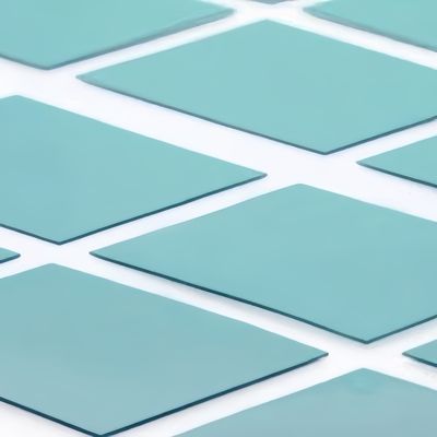 Ultradun siliconen warmtepad 0,020-0,200 mmT voor warmteafbraakspanning ≥ 10KV/mm