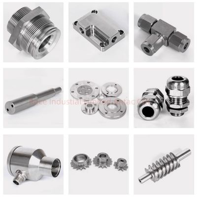 Precision CNC-draaionderdelen Aluminium Materialen van roestvrij staal ± 0,005 mm Tolerantie Bewerkingsdiensten