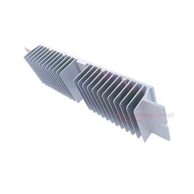Persoonlijke dikte Aluminium extrusieprofielen Hooggeprecise 0,01 mm geanodiseerde afwerking Industrieel gebruik