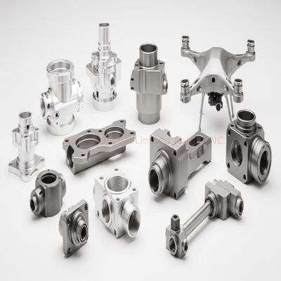 Precision CNC Machining Parts 0.03 oppervlakte ruwheid geanodiseerd oppervlak maatstukken componenten