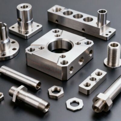 Hardheid volgens het materiaal Aluminiumlegering cnc bewerkingsonderdelen Serie nummer FLC-1 precieze metalen onderdelen voor automatiseringsapparatuur