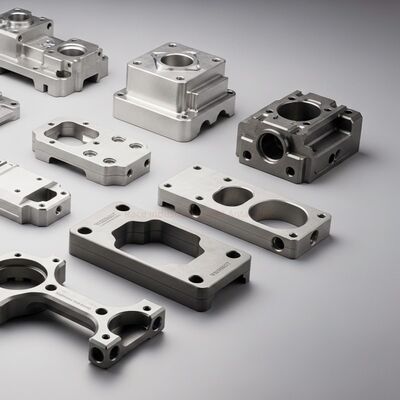 Hardheid volgens het materiaal Aluminiumlegering cnc bewerkingsonderdelen Serie nummer FLC-1 precieze metalen onderdelen voor automatiseringsapparatuur